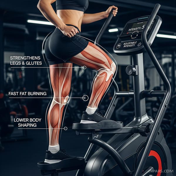 4. استپ‌میل (Stair Climber)؛ شبیه‌سازی بالا رفتن از پله با کالری‌سوزی بالا