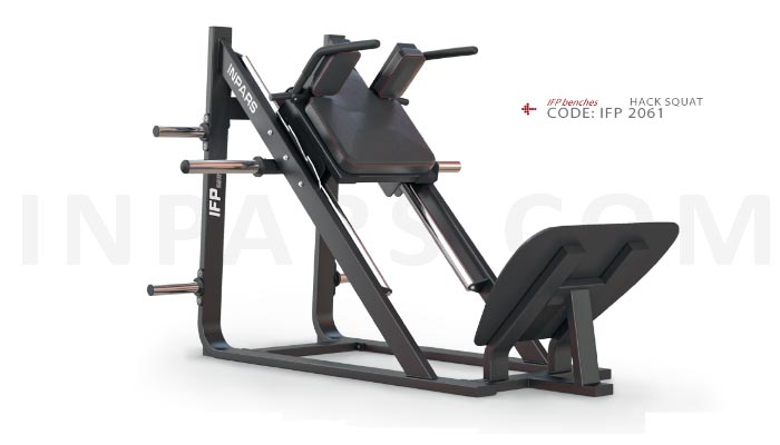 دستگاه هاگ پا (Hack Squat Machine) اینپارس