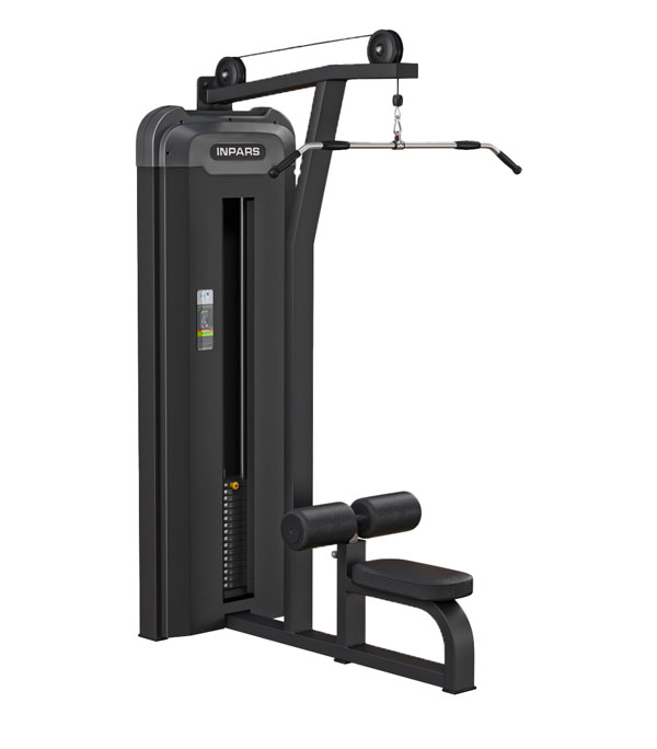 ۱. دستگاه لت (Lat Pulldown): ستون اصلی پهنای پشت