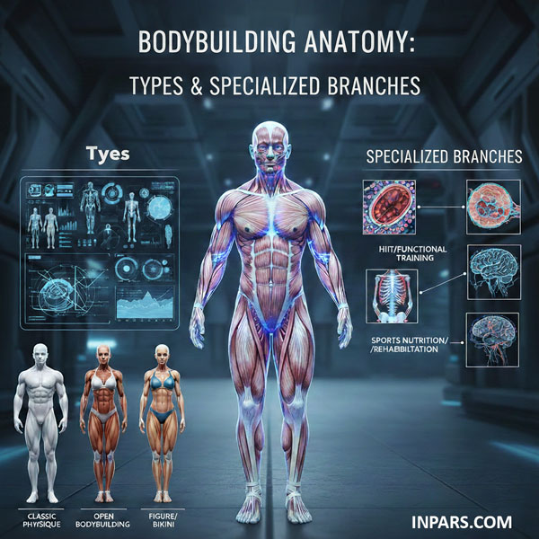 کالبدشناسی بدنسازی: انواع و شاخه‌های تخصصی